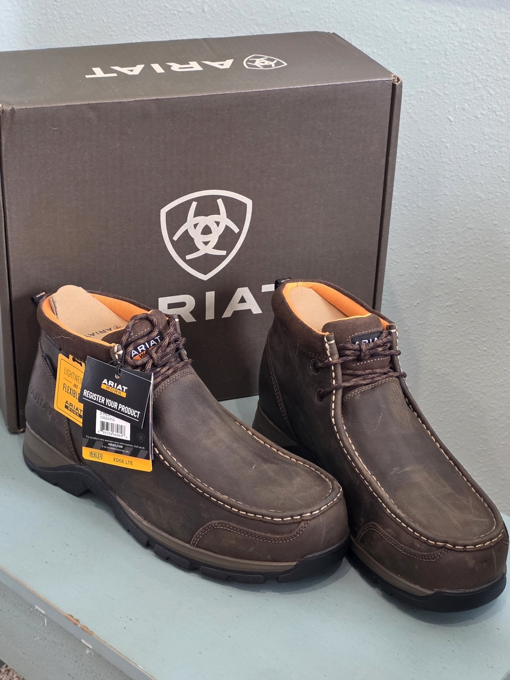 Ariat Edge LTE Moc Waterproof Composite Toe Work Boot